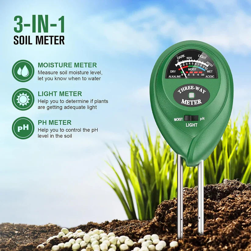 VitaSoilzy™ 3-in-1 Soil Test Meter